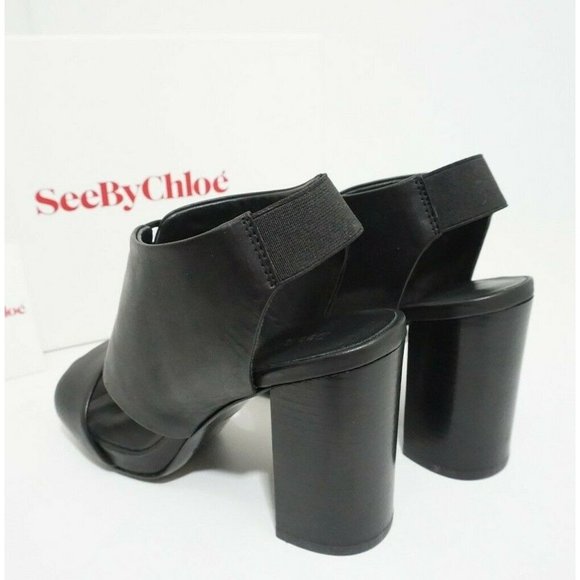 See by Chloe SB22105 Women's Shoes Platform High Heels Sandals Black Size US 6.5 - Picture 10 of 11